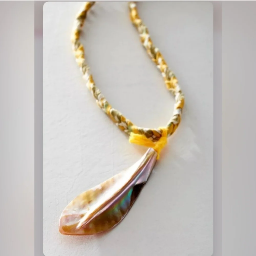 FREE PEOPLE × Ariana Ost Boho Pendant Necklace NWOT